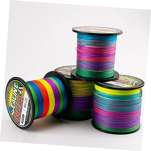 INOOMP Multicolour Fishing Line 3pcs Nylon line Clear Fishing Spool Nylon Thread Braided Wire Big Horse Anti bite line Fishing Wire