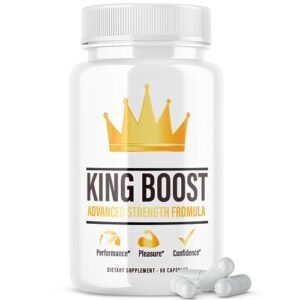 king boost supplement maker - the king booster maker with natural ingredients - king workout supplement helps build king muscle 8 in 1 booster maker with extra strength ingredients (60 capsules)