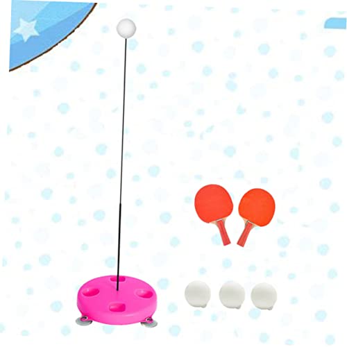 BESPORTBLE 3 Sets Robot Table Tennis Table Tool Elastic Individual Table Tennis Training Tool Suction Cup Toy for Kids Accessories Equipment pingpong Trainer Sports Kids playset Set
