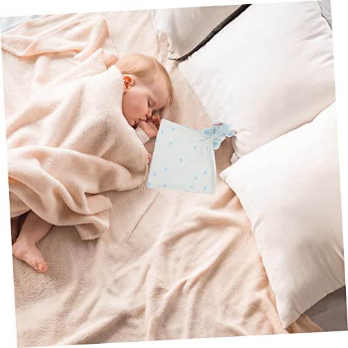 TOYANDONA Plush Comforter Towel Lovey Stuffed Animal Baby Security Infant Security Blanket Baby Snuggle Blanket Newborn Blankets Baby Soothing Towel Cute pp Cotton Animal Head
