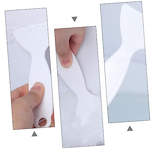 Vaguelly 60 Pcs Refrigerator Deicer Ice Remover Scoop ice Scraper for Freezer Household Tools Fridge ice Shovel ice Shovel for Fridge Plastic ice Shovel White ice Machine pp Clean Child