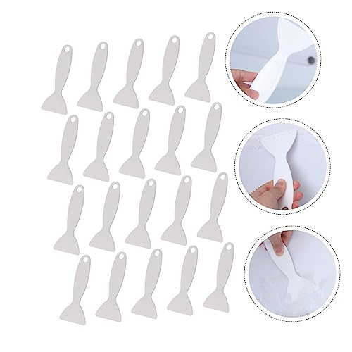 Vaguelly 60 Pcs Refrigerator Deicer Ice Remover Scoop ice Scraper for Freezer Household Tools Fridge ice Shovel ice Shovel for Fridge Plastic ice Shovel White ice Machine pp Clean Child