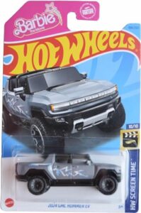 hot wheels 2024 gmc hummer ev, hw screen time 10/10 [gray] barbie the movie 184/250