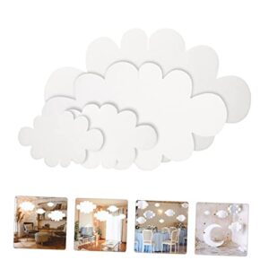 DECHOUS 6 Sets Cloud Decoration Wedding Decoration Home Decorations Garland Decor Nativity Decor Christmas Cloud Ornaments Felt cloudgarlands Party Supplies Clouds Pendant for Home Window