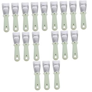 ganazono 18 pcs refrigerator frost removal shovel household gadgets window snow scraper ice removal tool removal deicer windows cleaning tools handheld defroster stainless steel pp car