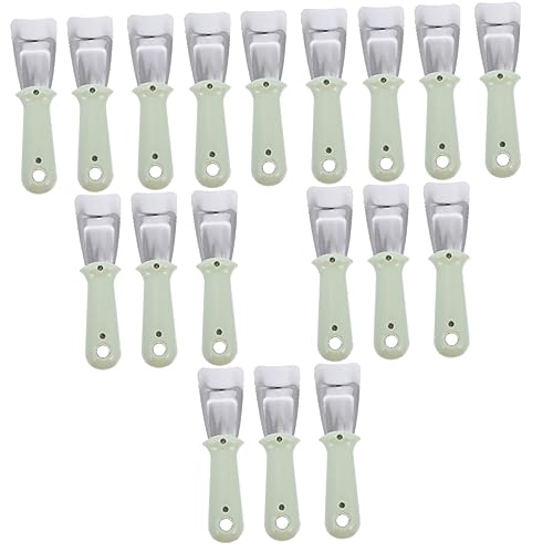 GANAZONO 18 pcs Refrigerator Frost Removal Shovel Household Gadgets Window Snow Scraper ice Removal Tool Removal deicer Windows Cleaning Tools Handheld Defroster Stainless Steel pp car