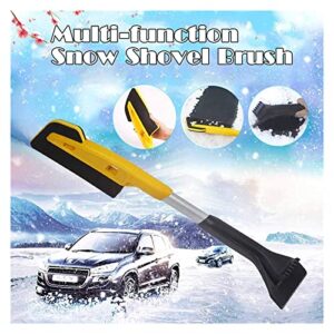 Snow Shovel, Multifunctional Snow Shovel Long Rod Deicing Ice Sweep Tool Snow Removal Brush for Winter Car Accessories