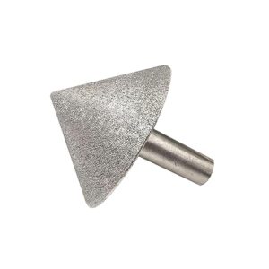 OSALADI Abrasive Stone Heads Alloy Grinder Drill Grinder Head Stone Grinding Tools Rotary Burrs Grinding Head Glass Stone Chamfering Tool Grinding Head Adamas Chamferer conical