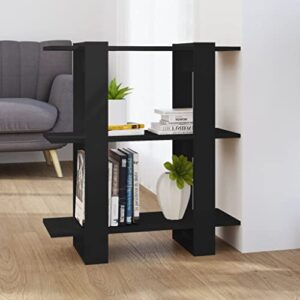 dyrjdjwidhw book cabinet/room divider bookshelf for bedroom,shelves,wood bookcase,suitable for bedroom, office, living room, study,black 31.5"x11.8"x34.3"