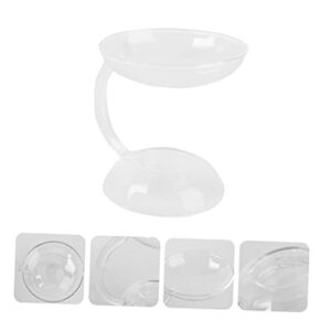 funomocya 1pc tableware storage cup appetizer serving bowl hand decor pastry bowl dessert display stand small candy display rack crystal trays decorative glass decorative bowl manual