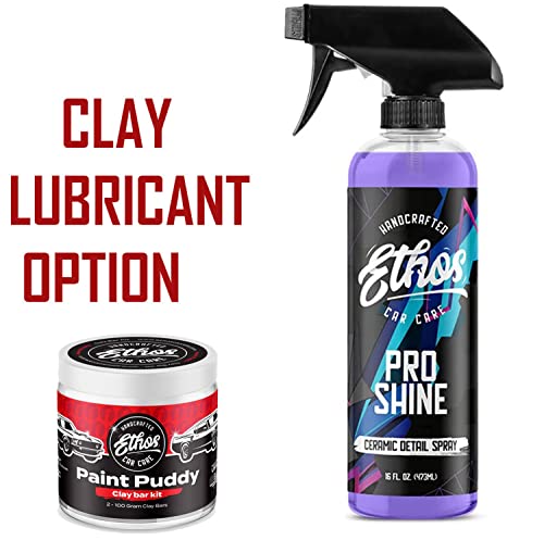Ethos Clay Bar Kit Paint Puddy Car Detailing Clay 200g - Car Detailing Kit Premium Clay Bars Auto Detailing Clay Bar for Car Detailing, Wash and Clean