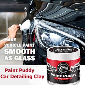 Ethos Clay Bar Kit Paint Puddy Car Detailing Clay 200g - Car Detailing Kit Premium Clay Bars Auto Detailing Clay Bar for Car Detailing, Wash and Clean