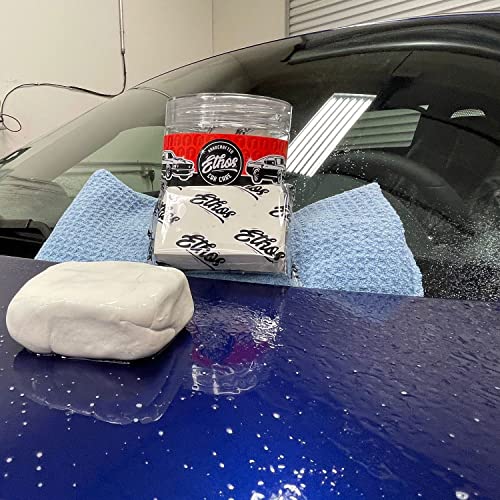 Ethos Clay Bar Kit Paint Puddy Car Detailing Clay 200g - Car Detailing Kit Premium Clay Bars Auto Detailing Clay Bar for Car Detailing, Wash and Clean