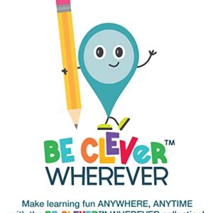 Be Clever Wherever Grade 5 Math Kit, 4th & 5th Grade Math Tool Kit, Word Problem Strategies, Intermediate Division Strategies, and Advanced Fractions Math Reference Books (17 Pc)