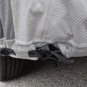 ADCO 36827 Designer Series Olefin HD Class A Motorhome Cover 37' 1" - 40', Gray/White