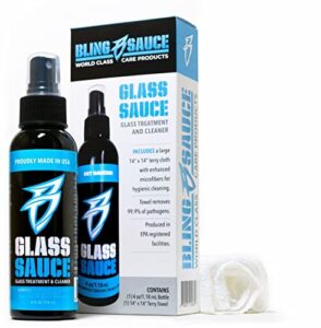 boat bling glass sauce glass treatment & cleaner, 4oz