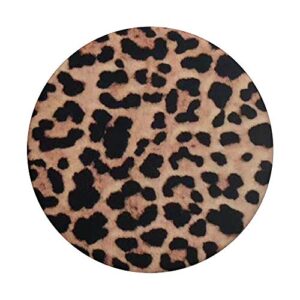 Leopard Pattern Phone Popper PopSockets Swappable PopGrip