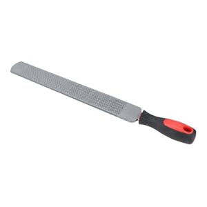 brdi horseshoe file, double-sided farrier hoof rasp t12 carbon tool steel hoof trimming shoeing tool for horseshoe trimming