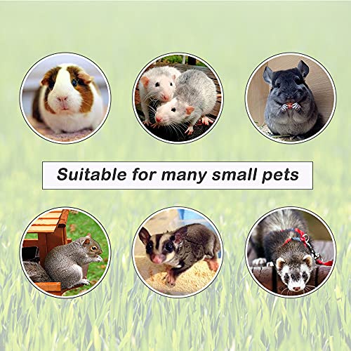 Small Animal Hammocks Plush Hideout Pet Cage Hammock for Ferret Hamster Guinea Pig Chinchilla Flying Squirrel Hanging Bed (Khaki)