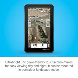 Garmin Tread Powersport Off-Road Navigator, Includes Topographic Mapping, Private and Public Land Info and More, 5.5" Display