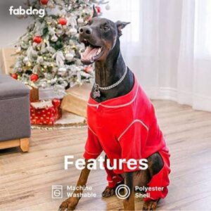 fabdog Dog Pajamas | Dog Onesie Size 22" - Owner Thermal Pajamas From S To XL - Cute Pajamas For Dogs | Available in Heather Grey