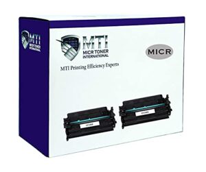 mti 58x micr high yield replacement for hp cf258x 58a cf258a hp m404 m404n m404dn m404dw mfp m428 m428fdw m428fdn m428dw check printer ink with chip (2-pack)