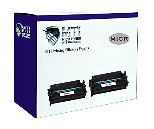 MTI 58X MICR High Yield Replacement for HP CF258X 58A CF258A HP M404 M404n M404dn M404dw MFP M428 M428fdw M428fdn M428dw Check Printer Ink with Chip (2-Pack)