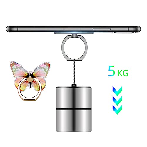 Ralcosuss Cute Butterfly Phone Ring Finger Holders, Cell Phone Ring Stands Mount Smartphone Kickstand for Desk 360 Degree Rotation(5Packs)