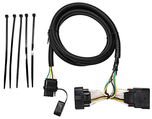 Oyviny Custom 4 Way Trailer Wiring Harness for 2011-2019 Ford Explorer, Plug and Play Trailer Light Wiring for Explorer