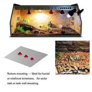 14W Reptile Heating Pad&Reptile Reflective Insulation Film Under Tank Terrarium Keep Warming Pet Animals Heater Heating Pad Mat Reptile