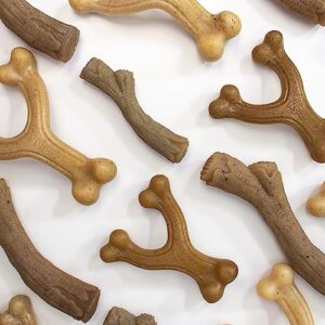 Nylabone Gourmet Style Strong Chew Wishbone Dog Toy Bacon Large/Giant (1 Count)