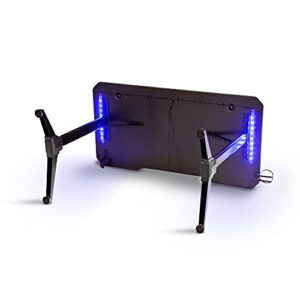 Safco Products Ultimate Computer Gaming Desk, with Under Desk LED Lighting, Cup Holder, Headphone Hook. 47.2 W x 23.6 D x 29.5 H