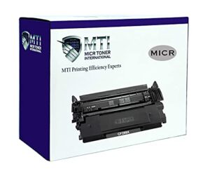 mti 89x micr high yield replacement for hp 89x cf289x | hp enterprise m507dn m507n m507x m507dng mfp m528dn m528c m528f m528z | 89a cf289a usa remanufactured check printer ink (with bypass chip)