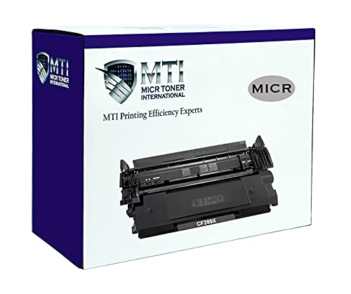 MTI 89X MICR High Yield Replacement for HP 89X CF289X | HP Enterprise M507dn M507n M507x M507dng MFP M528dn M528c M528f M528z | 89A CF289A USA Remanufactured Check Printer Ink (with Bypass Chip)