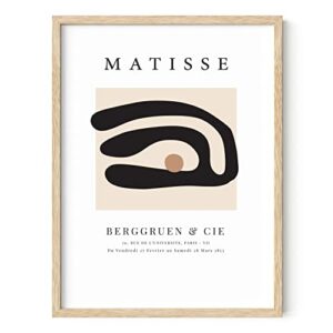 haus and hues henri matisse prints and posters matisse paper cutouts and art exhibition poster matisse poster prints matisse paintings abstract art prints wave leaf matisse framed beige - 12x16