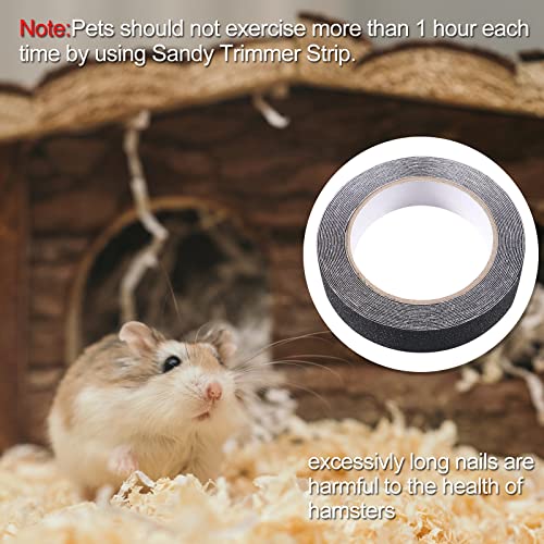 2 Pack MELIFE Sandy Track 16.4 Ft Anti Slip Traction Tape for Small Pet Exercise Wheel, Hamster Running Wheel, Flying Saucer Exercise Wheel for Prairie Dog Squirrel Chinchilla Guinea Pig