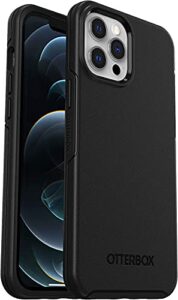 otterbox symmetry case with magsafe for iphone 12 pro max - non-retail packaging - black