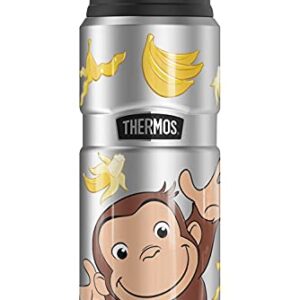 Curious George Curious George Bananas THERMOS STAINLESS KING Stainless Steel Drink Bottle, Vacuum insulated & Double Wall, 24oz