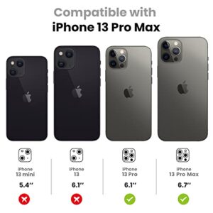 Tensea [3Pcs] for iPhone 13 Pro / 13 Pro Max Camera Screen Protector, Tempered Glass Film Camera Cover Lens Protector, HD Clear, Full Edge to Edge, Case Friendly for iPhone 13Pro / 13 ProMax 6.7"