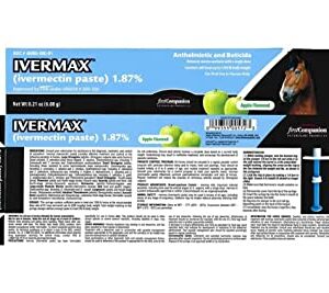 Ivermax (ivermectin Paste) 1.87% for Oral Use in Horses Only - 4 Pack