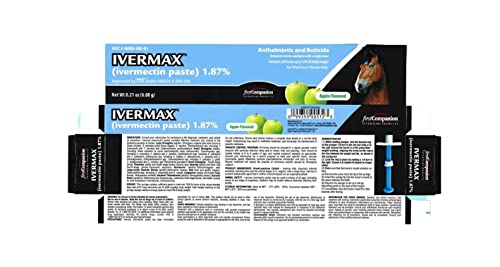 Ivermax (ivermectin Paste) 1.87% for Oral Use in Horses Only - 4 Pack