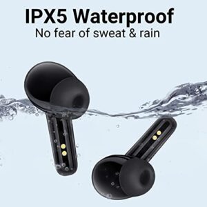 HOPENE Wireless Bluetooth Earbuds - Deap Bass in-Ear Earphones True Wireless Stereo & Clear Call Fit for iPhone Laptop iPad Cell Phone,Comfortable for Running Exercise Outdoors Workout Sport