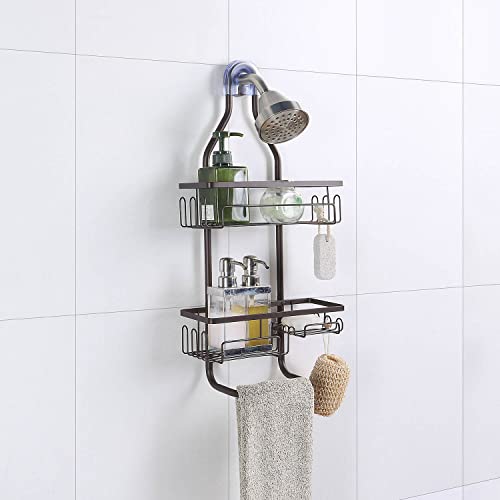 SunnyPoint Sturdy Tubing Structure Bathroom Hanging Shower Head Caddy Organizer (Standard, ORB)