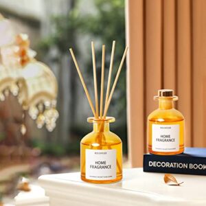 Reed Diffuser, Reed Diffuser Oil, Oil Diffuser with 6 Reed Sticks, Reed Diffuser Set, Scent Diffuser, Diffuser Oil, Home Fragrance Products Lemon soda 3.4oz