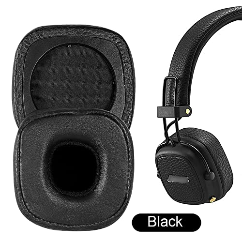 CRUVURBI Replacement Earpads for Marshall Major III 3 Headphone Ear Cushions Muffs Sponge Sleeve Earmuff 1Pair black