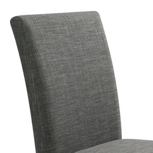 Picket House Furnishings Turner Side Chair Set in Charcoal