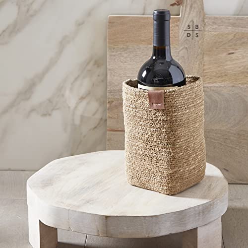 Santa Barbara Design Studio Seagrass Wine Bottle Holder, 7 x 4-Inch, Natural