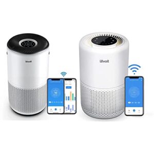 levoit air purifiers for home large room & air purifiers for home, smart wifi alexa control, h13 true hepa filter for allergies, pets, smoke, dust, pollen, ozone free