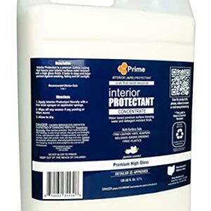 Prime Solutions Surface Defense + Revive Spray - Hydrophobic Silicon Dioxide Protectant & Conditioner (Upholstery, Leather, Vinyl, Plastic, Rubber, & Fabric Surfaces) - Repel Dust, Lint, Staining