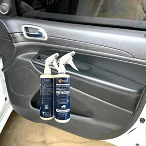 Prime Solutions Surface Defense + Revive Spray - Hydrophobic Silicon Dioxide Protectant & Conditioner (Upholstery, Leather, Vinyl, Plastic, Rubber, & Fabric Surfaces) - Repel Dust, Lint, Staining